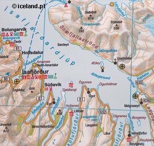 Fiord Ísafjarðardjúp, wyspa Vigur i okolice