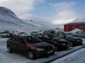Ísafjörður - parking przy lotnisku