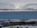 Ísafjörður - po prawej widoczny kości katolicki